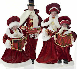 Iliadis Christmas Figure Height 45cm Family Carols 4pcs