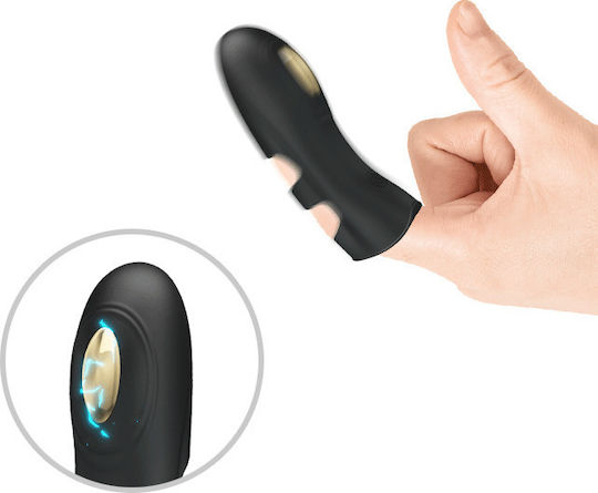 Pretty Love Pegasus Fingering Electric Vibrator 7 Functions Вибратор Пръст 10.5см Черен