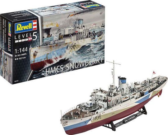 Revell Ships Series HMCS Snowberry Modeling Figure Ship 501 Pieces in Scale 1:144 43.9cm.