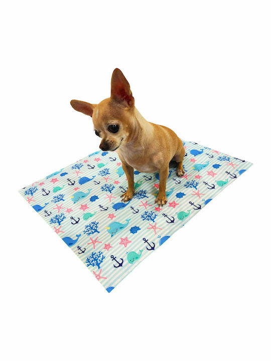 Croci Tappetino Breeze Whales Rug Dog Cooling 50x40cm. C6007849