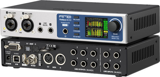 RME Fireface UCX II Εξωτερική Επαγγελματική Κάρτα Ήχου με Σύνδεση USB
