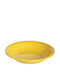 Evivak Teller Suppe aus Melamin Gelb mit Durchmesser 19.5cm