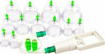 Traditional Therapeutic Device with Suction Cups 12 Spare Heads - OEM