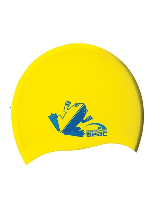 Seac Schwimmkappe Kinder Gelb