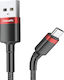 Leewello Braided USB 2.0 Cable USB-C male - USB-A Μαύρο 1m SJX-196
