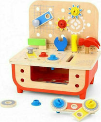 Tooky Toys Kids Workbench made of Wood for 3+ Years Old