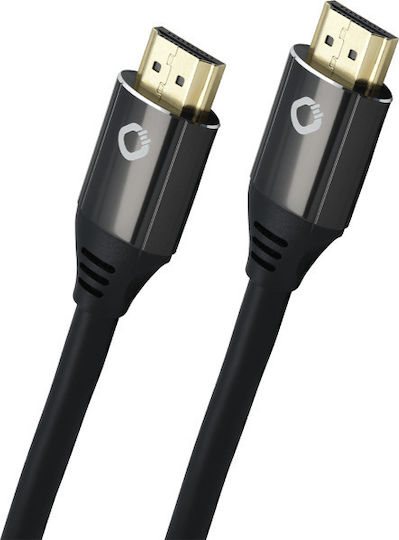 Oehlbach Magic MKII HDMI 2.1 Ultra High Speed 48Gbps 4K 120Hz HDR VRR Kabel HDMI-Stecker - HDMI-Stecker 3m Schwarz