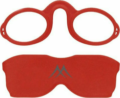 Montana Eyewear NR1 Reading Glasses +2.00 Pocket in Red color NR1