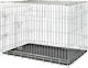 Trixie Wire Dog Cage Large with 2 Doors Silver 109x79x71cm