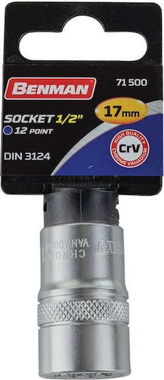Benman Căpăcel Multident cu Patrat de Prindere 1/2" Diametru 17mm 1buc