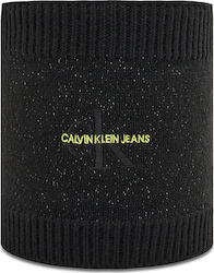 Calvin Klein Γυναικείο Πλεκτό Κασκόλ Λαιμού Μαύρο