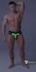Pipedream Youngero Mesh Codpiece Jockstrap Neon Green