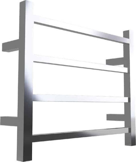 Warmup 4 Bar Ladder - Square Polished Ηλεκτρική Πετσετοκρεμάστρα 52W 43.5x52cm Ασημί