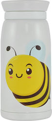 Estia Simple Kids Kids Water Bottle Thermos Plastic Bee 350ml