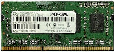 Afox 8GB DDR3 RAM mit Geschwindigkeit 1600 für Laptop