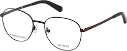 Guess Metal Eyeglass Frame Black GU50035 002