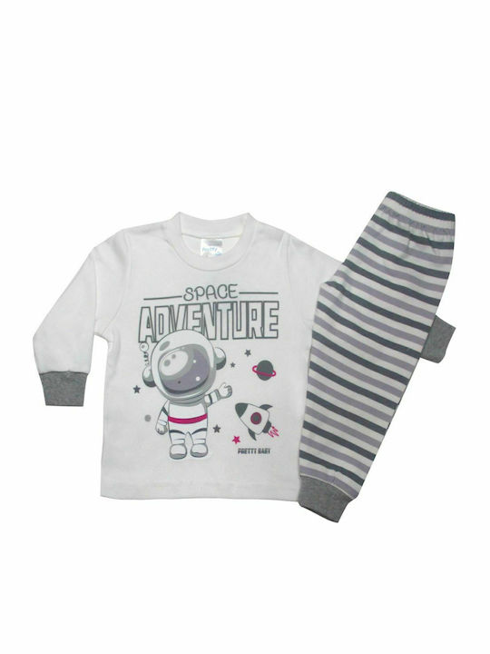 Pretty Baby Kinder Schlafanzug Winterlich Ecru