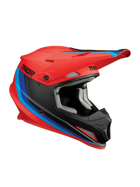 Thor Sector Runner Motocross DOT / ECE 22.05 Red/Blue Thor Sector Runner Motocross DOT / ECE 22.05 Red/Blue