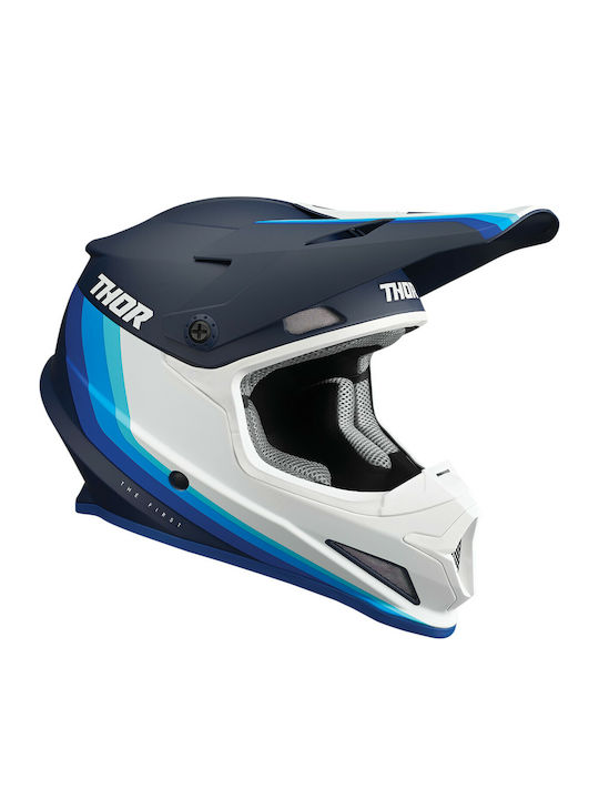 Thor Sector Runner Blue/White Κράνος Μηχανής Mo...
