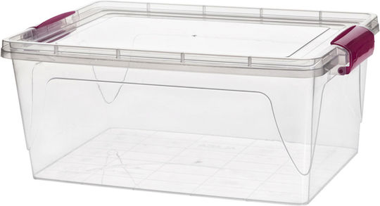 Viosarp Plastic Storage Box with Lid 15lt