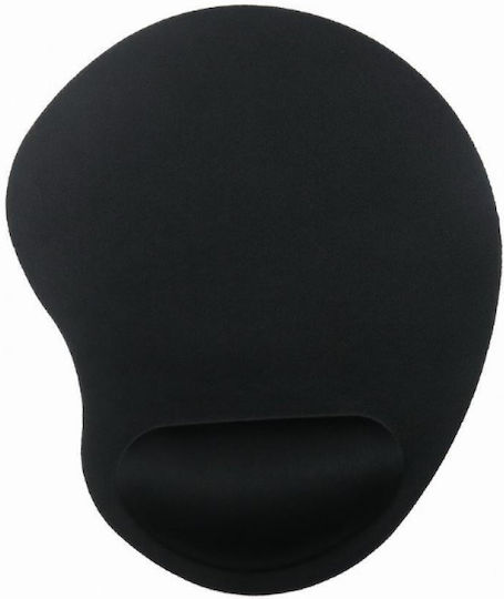 Gembird MP-ERGO-01 Mouse Pad (240mm) με Στήριξη Καρπού Μαύρο