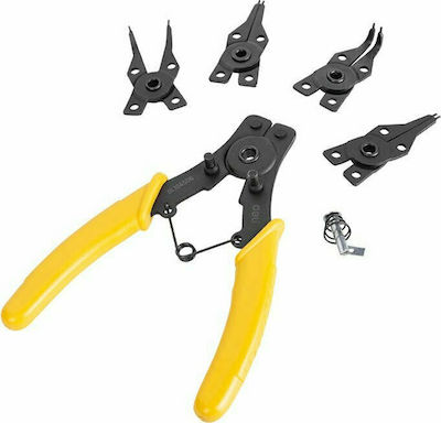 Deli Circlip Plier with 4 heads Length 150mm