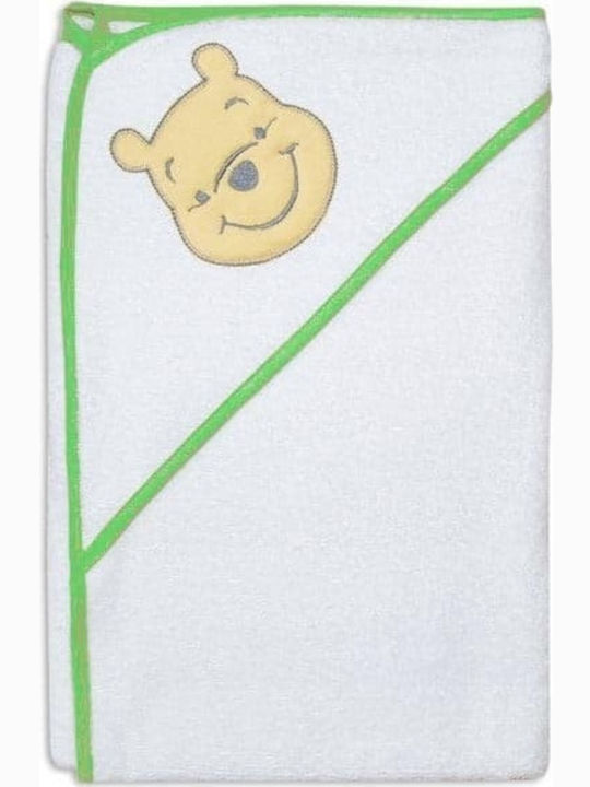 Beboulino Hooded Baby Bath Towel Pooh Yellow Lime