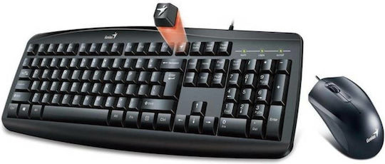 Genius Smart Combo KM-200 Σετ Πληκτρολόγιο & Ποντίκι Αγγλικό US
