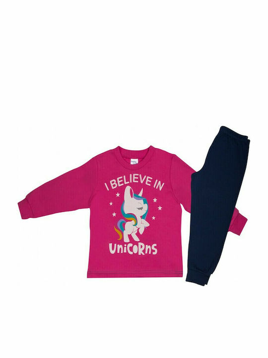 Pretty Baby Kids' Pajamas Winter Fuchsia