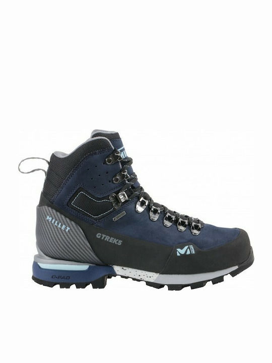 Millet Trek 5 GTX Women's Hiking Waterproof Boots With Gore-Tex Membrane Blue