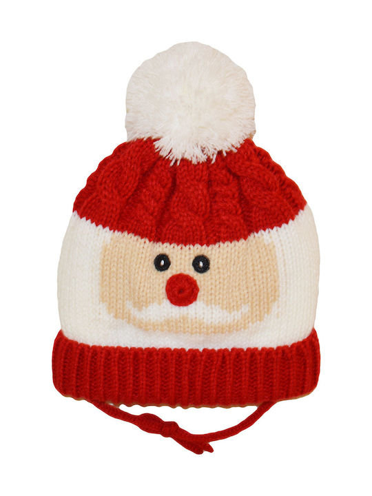 Energiers Kids Knitted Beanie Red