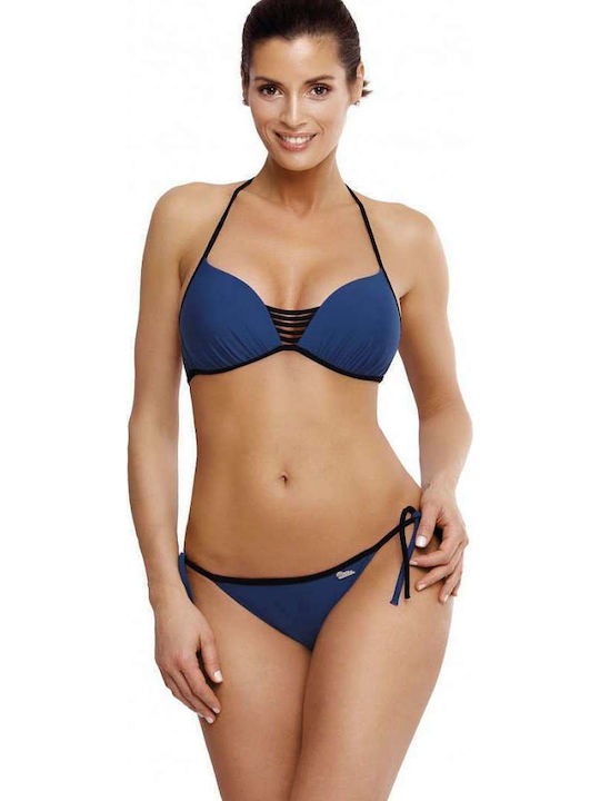Janette M-547 Bikini-Set Push-Up Marineblau