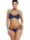 Janette M-547 Bikini-Set Push-Up Marineblau