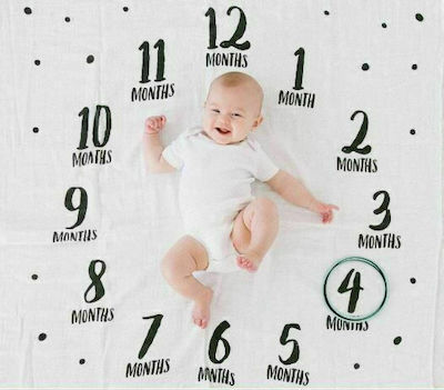 Pearhead Baby Milestone Blanket Watch Me Grow 1pcs