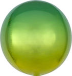 Balloon Foil Round Green Orbz 40cm