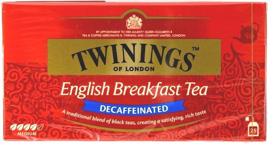 Twinings Черен Чай English Breakfast Безкофеиново 25 Чанти 50гр 1бр