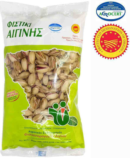Agrotikos Synetairismos Fistikoparagogon Aiginas Aegina Peanuts Shelled Raw Unsalted 500gr