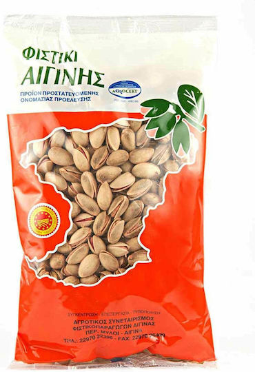 Agrotikos Synetairismos Fistikoparagogon Aiginas Aegina Peanuts Shelled Roasted Salted 500gr