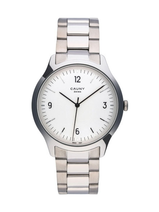 Cauny Watch with Metal Bracelet Silver