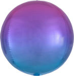 Balon Folie Rotund Albastru Orbz 40buc