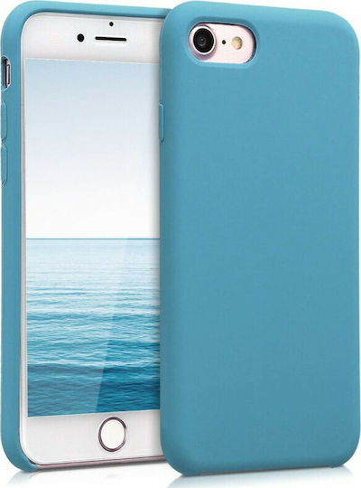KWmobile Back Cover Silicone Azure Blue (iPhone SE 2022/2020)