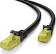 Powertech U/UTP Kat.5e Ethernet Netzwerkkabel 0.5m Schwarzes
