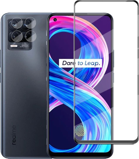 Vollkleber Vollflächig gehärtetes Glas (Realme 8/8 Pro)