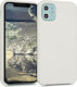 KWmobile Rubber Silicone Back Cover Cream (iPho...