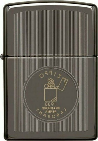 Zippo Founders Day Everyday Αντιανεμικός Αναπτήρας Φλόγας σε Ασημί χρώμα