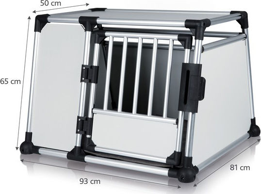 Trixie Gray Dog Transport Cage 93x65x81cm