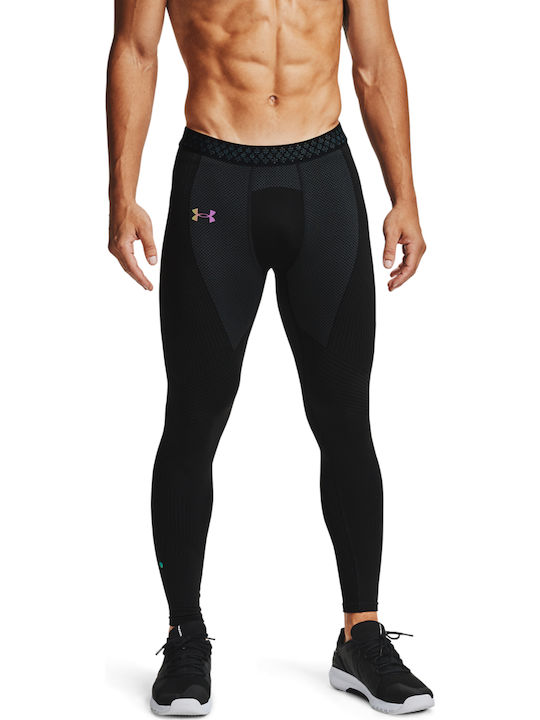 Under Armour Rush ColdGear Ανδρικό Αθλητικό Κολάν Μακρύ Μαύρο