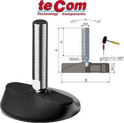 Tecom Boat Leveling Feet Non-slip Pad with Base Φ80 Μ16
