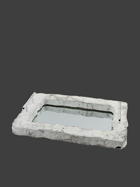 La Vista Wedding Tray made of Wood White 1pcs