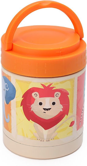 Puckator Zooniverse Baby Thermoskanne für Speisen Edelstahl 400ml